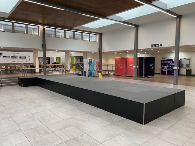 large catwalk in Chesterfield College