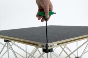 Maintaining Portable Staging: A Comprehensive Guide to Maximizing Lifespan and Ensuring Long-Term Value When investing in a portable stage, factors such as price, quality, and functionality are crucial. However, maintaining portable staging is often overlooked, leading to unexpected costs and inconveniences over time. In this comprehensive guide, we delve into essential maintenance practices, common issues, and Staging brands with locks do not last. Replacing the locks is expensive on stage deck platforms.