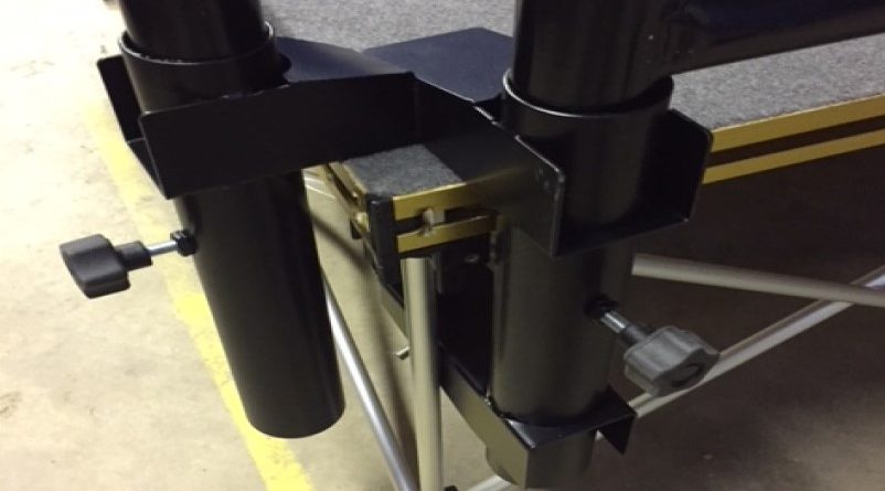 handrail corner clamps for NexGen portable stage