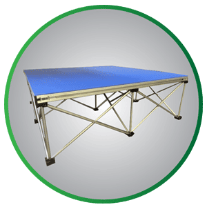 Staging platform podium