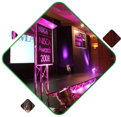 NexGen Staging is manufactured in Sheffield UK and it uses magnetic connections instead of locks.