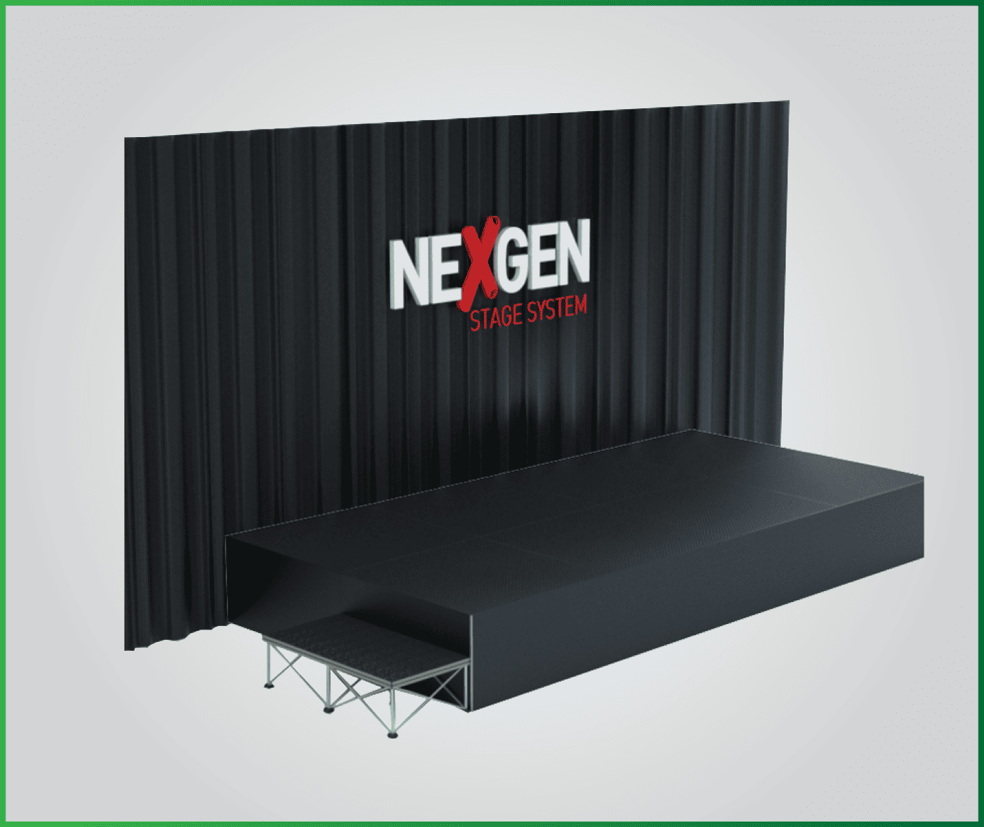 3x3m stage backdrop