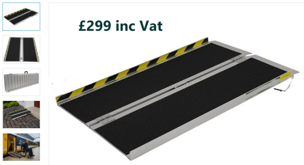 ramp for disabled access to staging