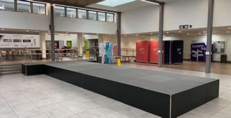 large catwalk in Chesterfield College
