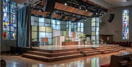 Portable Staging for Churches