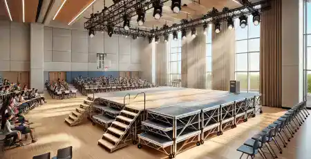 modular school staging solutions
