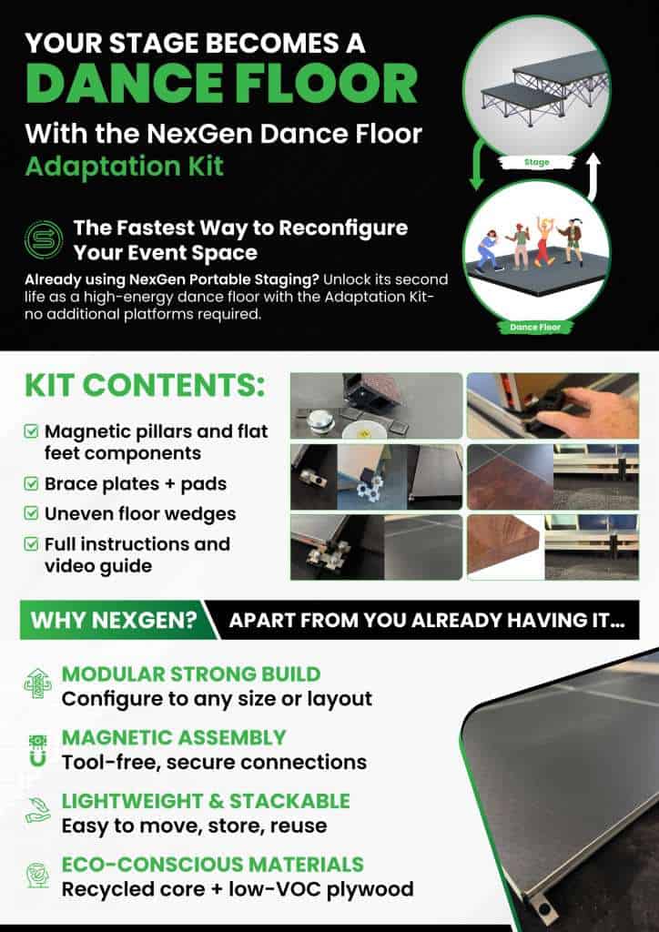 Dance Floor - how to assemble and dancefloor - buy a dancefloor - hire a dance floor