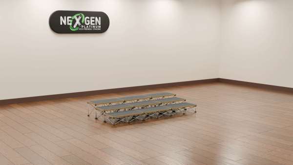 NexGen SteelCity Range Module 1m x 520mm. Stage deck platform and any height riser combo.