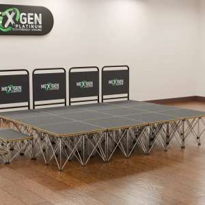 3mx4m 600mm high w/steps + Handrails Rear