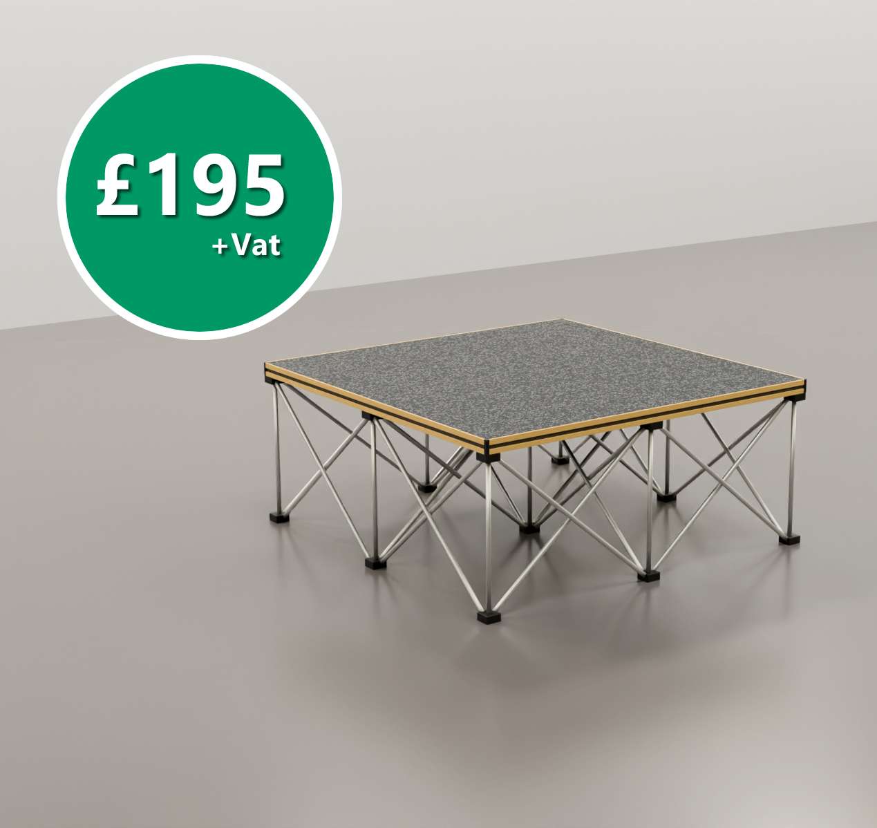 1m Square Stage Module - SteelCity Range from NexGen