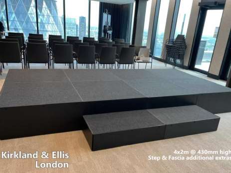When you hire, buy or operate a portable stage in the UK, safety documentation matters just as much as the physical platform. But there is an important point to understand: portable stage regulations in the UK are not covered by one single standard that applies to every type of stage. BS EN 13814 is often mentioned 4x2m staging package