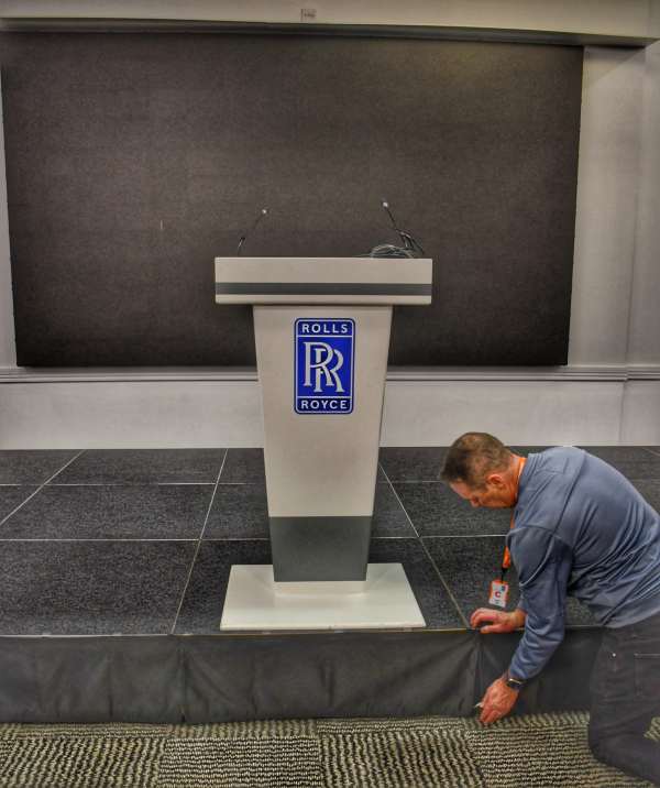 cloth valance skirting for stages