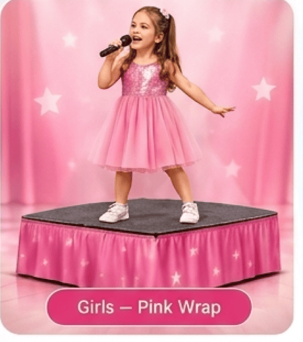 Girls - Pink Wrap